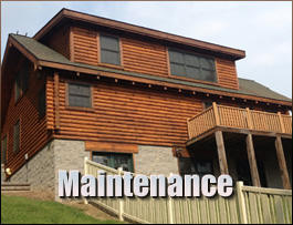  Davenport, Virginia Log Home Maintenance